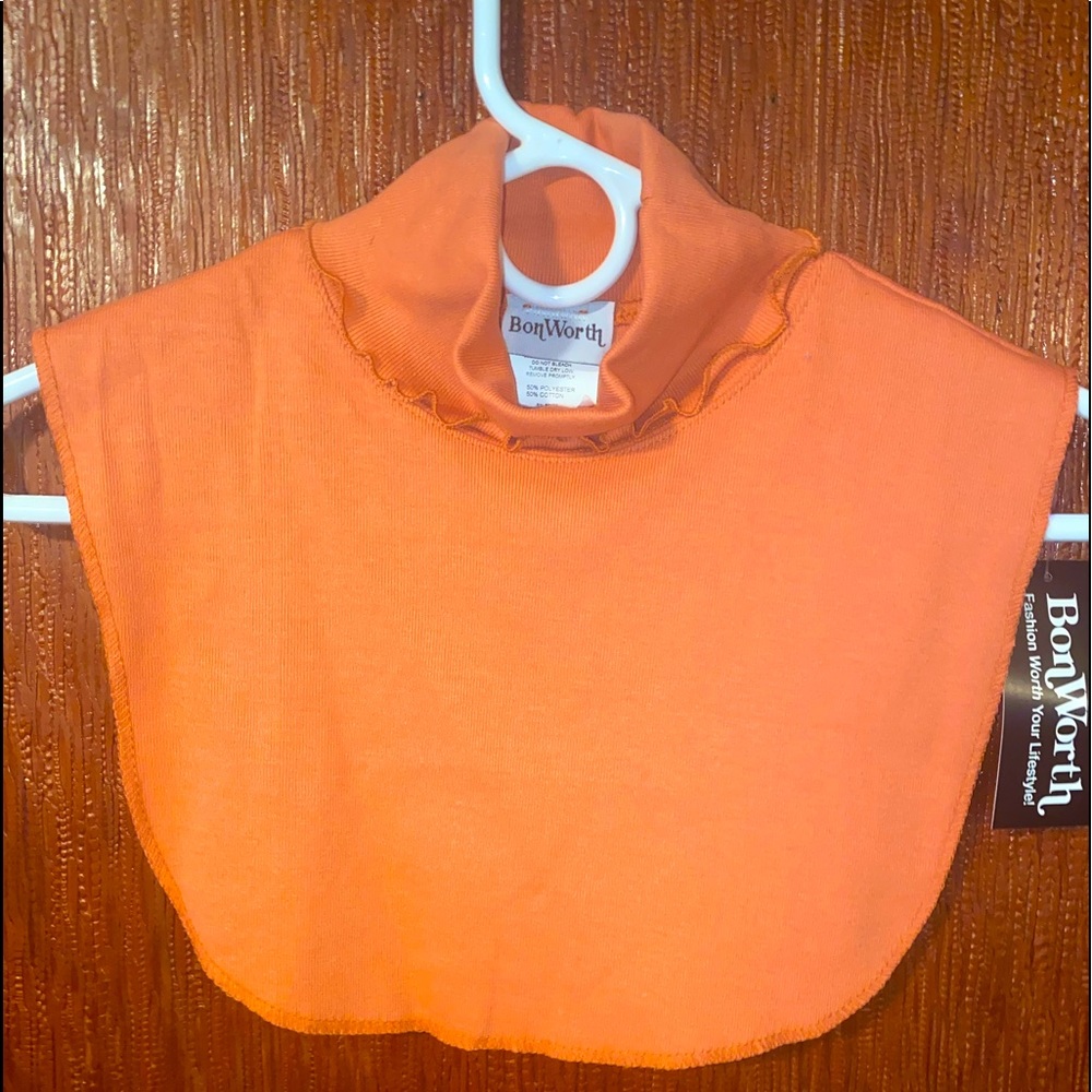 Faux turtle neck